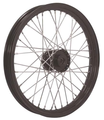 Black 21" 40 Spoke Spool Wheel Rim For Harley Springer Fork Chopper 51699