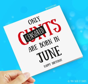 only c@@ts born in MAY BIRTHDAY CARD FUNNY JOKE husband wife 4 only c@@ts born in MAY BIRTHDAY CARD FUNNY JOKE husband wife 4