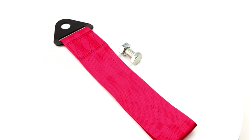 Corda Di Traino Rossa Con Scritta Cinese Universale – Stile Racing Per Auto, Decorativa Da Paraurti Posteriore, Resistente E Accattivante