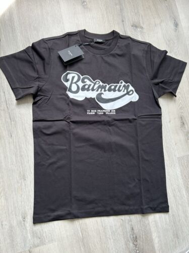 BALMAIN Black T-Shirt size L (55cm 22 inch) New (%100 Cotton) (Label Price 350€) - Picture 17 of 23