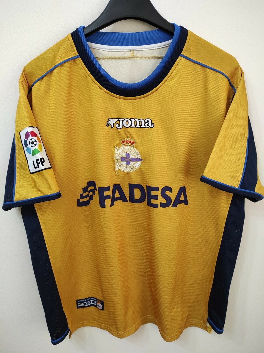 【非売・スペイン取得品】Deportivo de La Coruña 美品パンツ VINTAGE Deportivo La Coruna FOOTBALL SHIRT 2002 2003 Third