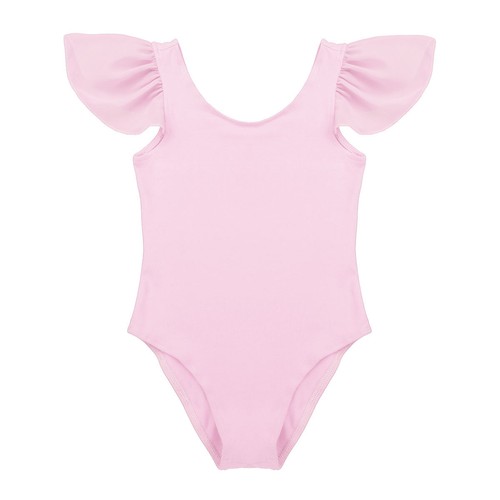 Kids Girls Rompers Holiday Jumpsuit With Boyshorts Ballroom Unitard Workout - Picture 33 of 37