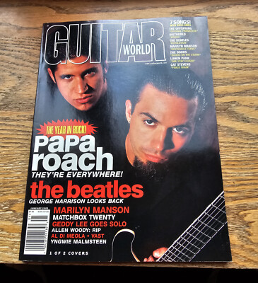 Feb.  2001 1ssue of Guitar World Magazine  Papa Roach