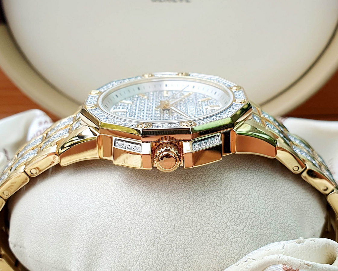 腕時計 ブローバ レディース 98L264 Bulova Bulova Octava Crystal Dual Tone Pave Crystal Women's Watch