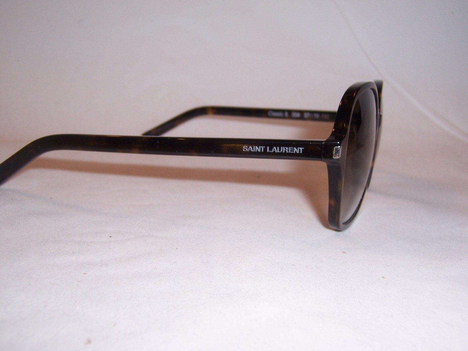 NUOVI OCCHIALI DA SOLE SAINT LAURENT SL CLASSIC 8 004 AVANA MARRONE 57 MM AUTENTICI