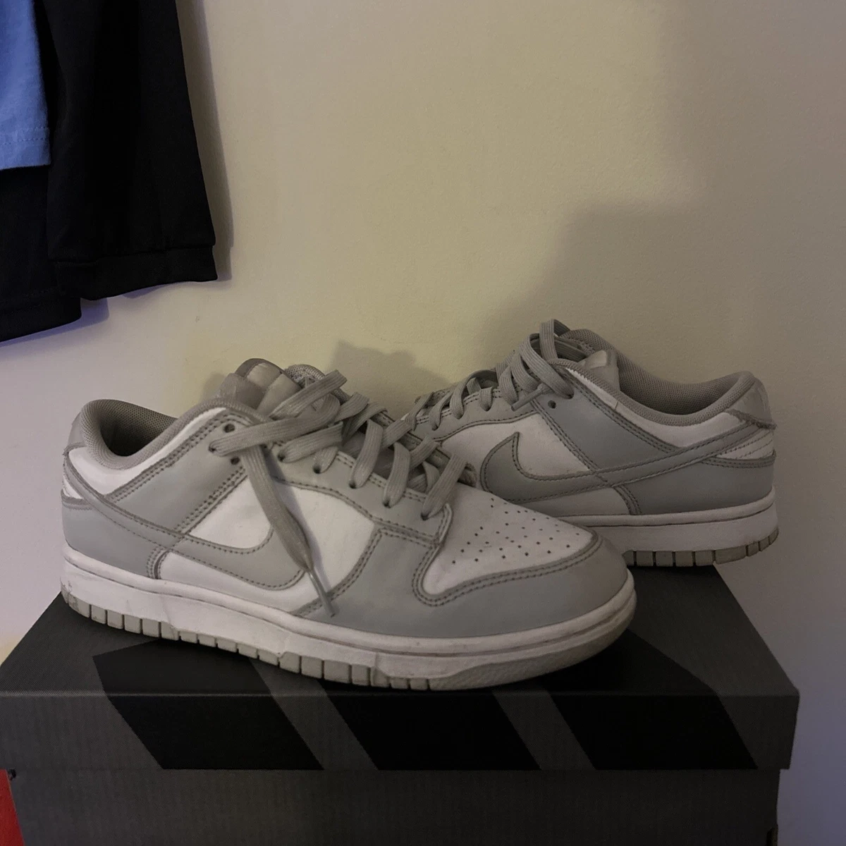 nike dunk low grey fog