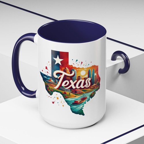 Texas Coffee Mug - TX Souvenir Gift for Texans, Lone Star Travel Souvenir, - Picture 17 of 17
