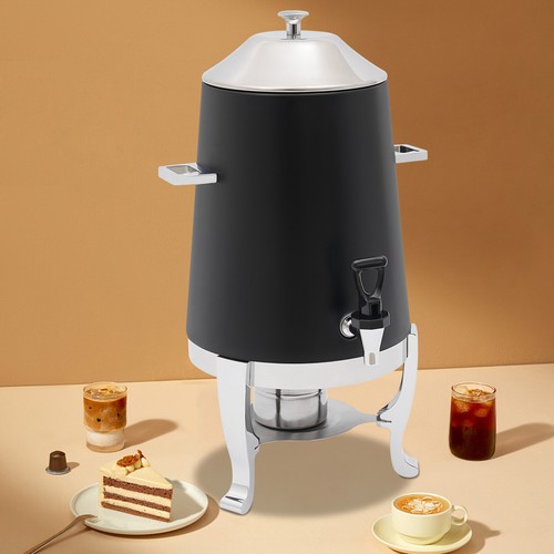 Beverage Dispenser for Coffee Tea Hot Water with Stand & Fuel Holder Black New! - Picture 22 of 24
