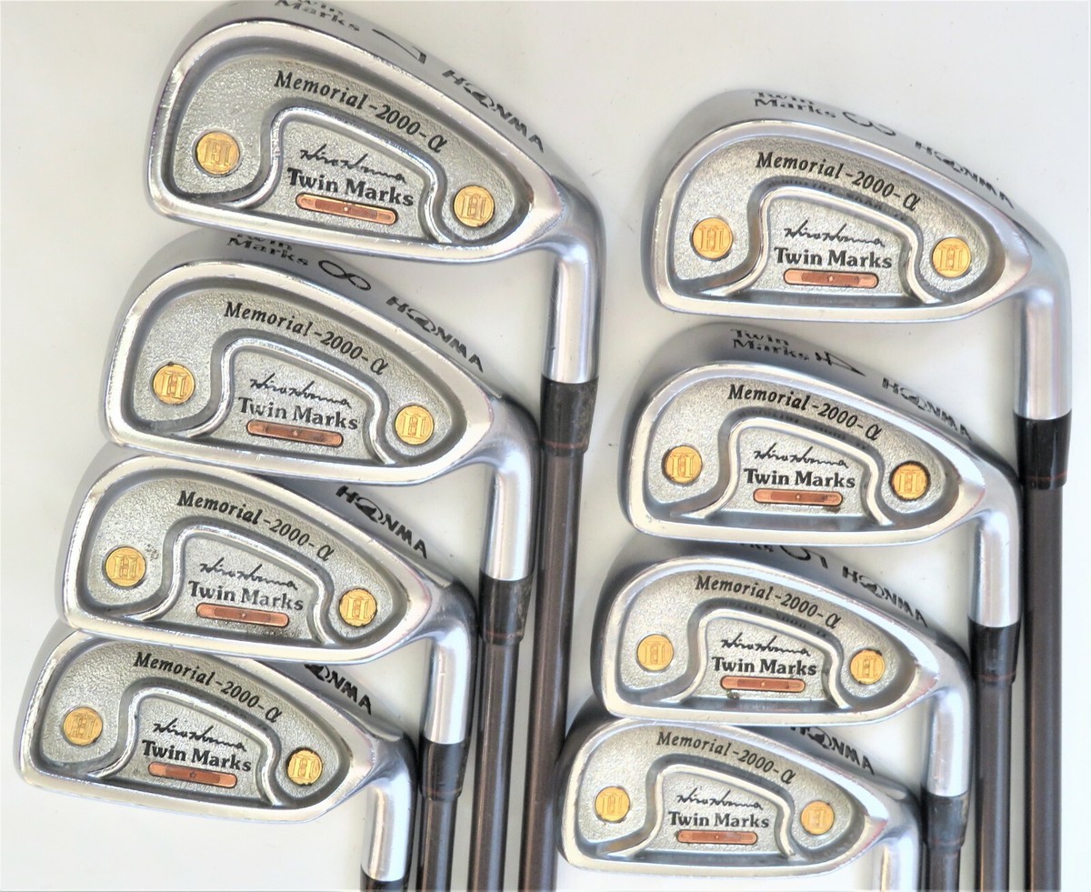 HONMA TWIN MARKS Memorial 2000-α 8pc R-FLEX IRONS SET GOLF HONMA TWIN MARKS Memorial 2000-α 8pc R-FLEX IRONS SET GOLF