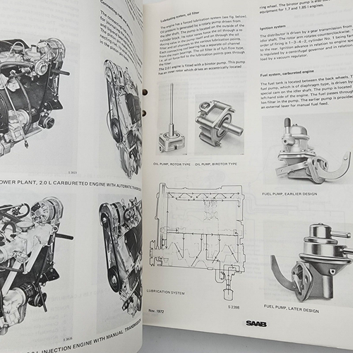 Saab 99 Service Manual 1973 Pre-owned GVC - Picture 13 of 18