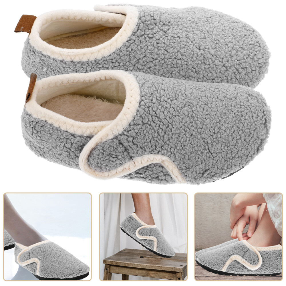 SAOLA 1 paio di ciabatte invernali morbide con suola in gomma antiscivolo e leggere