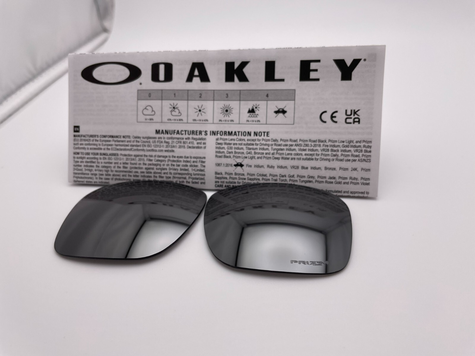 OAKLEY HOLBROOK MIX PRIZM BLACK AUTHENTIC REPLACEMENT LENSES OO9384 NEW
