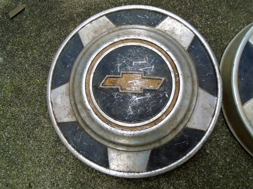 1973 - 1987 SET OF 4 CHEVROLET CHEVY TRUCK BLAZER 10" DOG DISH POVERTY HUBCAPS - Picture 5 of 21