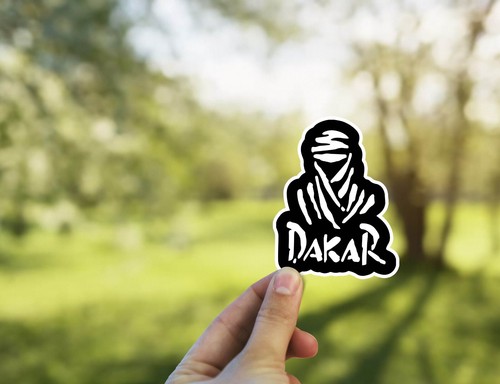 DAKAR Sticker Decal Vinyl Dakar Rally Decal Stickers for Race Fans Red or Black - Picture 2 of 5