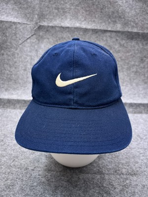 Nike Hat Cap Snap Back Adult One Size Blue 100% Cotton Skate Skater