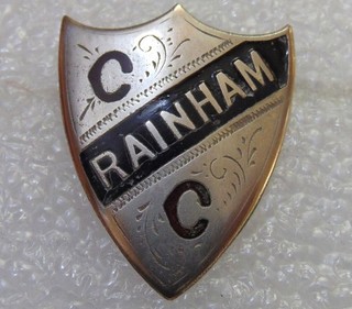 Rainham Cycling Club Kent Enamel Pin Badge Probably Early 20th Century