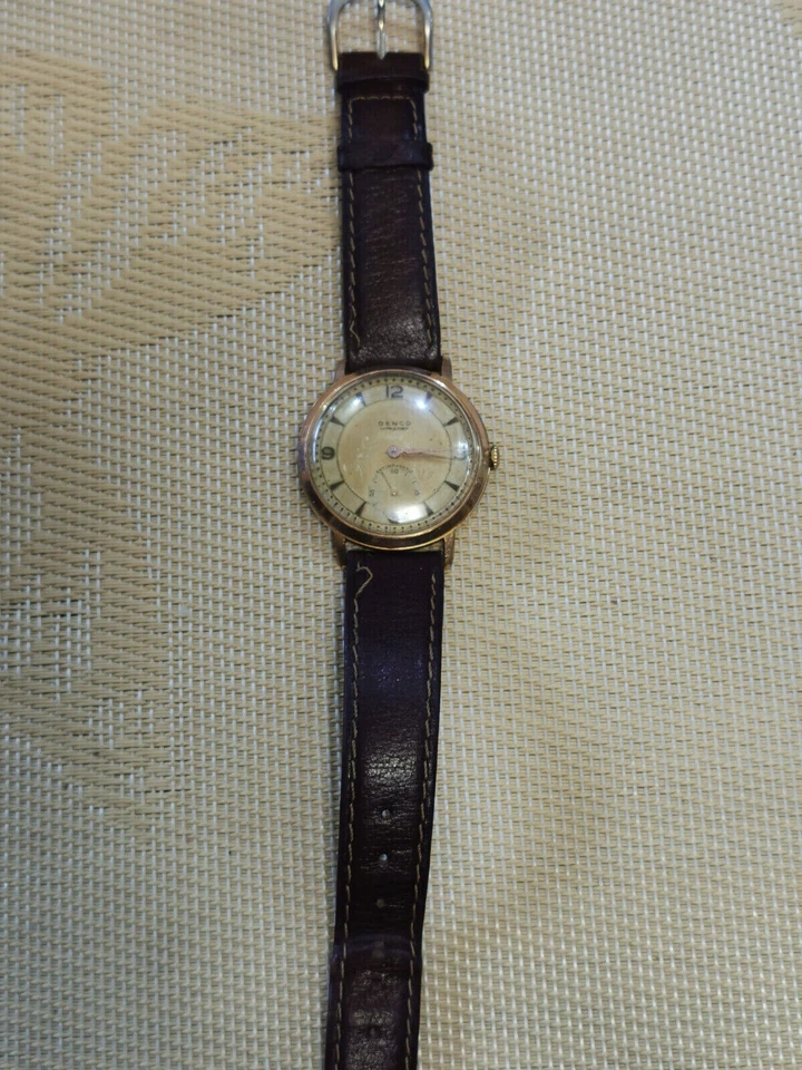 Reloj vintage RARO CHAPADO EN ORO HOMBRE DENGO ANKER Foto 2 de 4