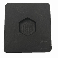 Graphite Ingot Mold for Casting 1/2 oz Gold Hex