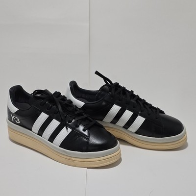 Adidas Y-3 Hicho Black White Leather Upper with Original Box US M9