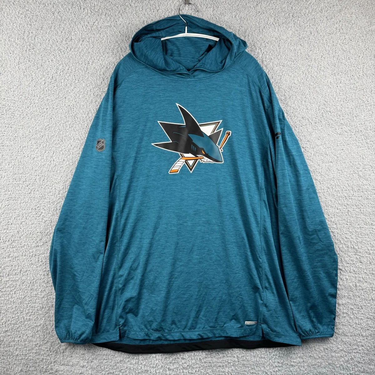 Télécharger sharks de san jose, nfl, texture tricotée gris sarcelle