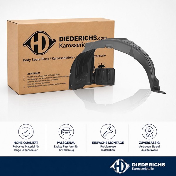 Verkleidung Radhaus Vorne Links Diederichs 6601009 FÜR Toyota-image