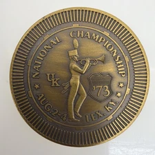 RARE 1973 Junior Drum & Bugle Corps National Medallion UK Lexington KY DCI Era