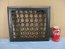 Antique Victorian Cast Iron Heat Grate Vent Register Louver 10 1/4" x 12" (C)