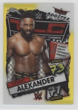 2021 Topps Chrome WWE Slam Attax Yellow Refractor 61/99 Cedric Alexander 2r8