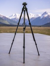 Manfrotto 055MF3 MagFiber Carbon Fiber Tripod Legs with 438 Leveling Head