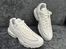 Nike Air Max 95 Essential Triple White shoes trainers UK 12 EUR 47.5 CT1268 100