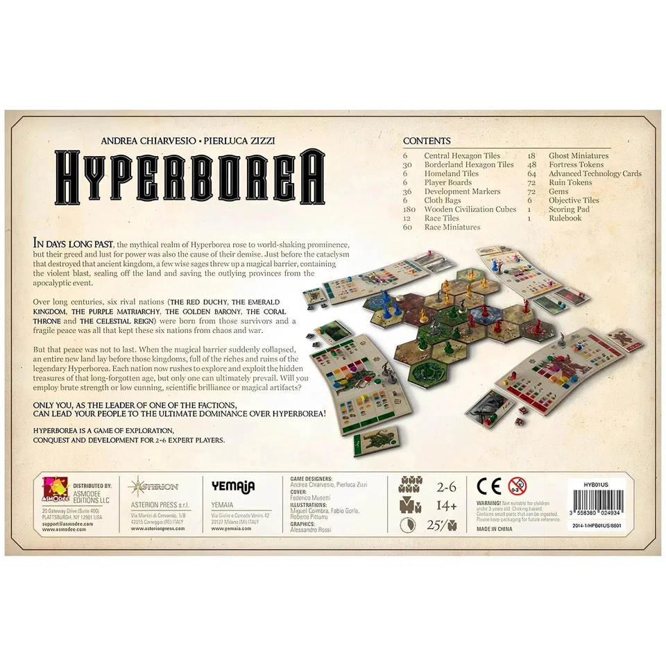 Hyperborea - Juego de mesa - Asmodee Foto 3 de 3