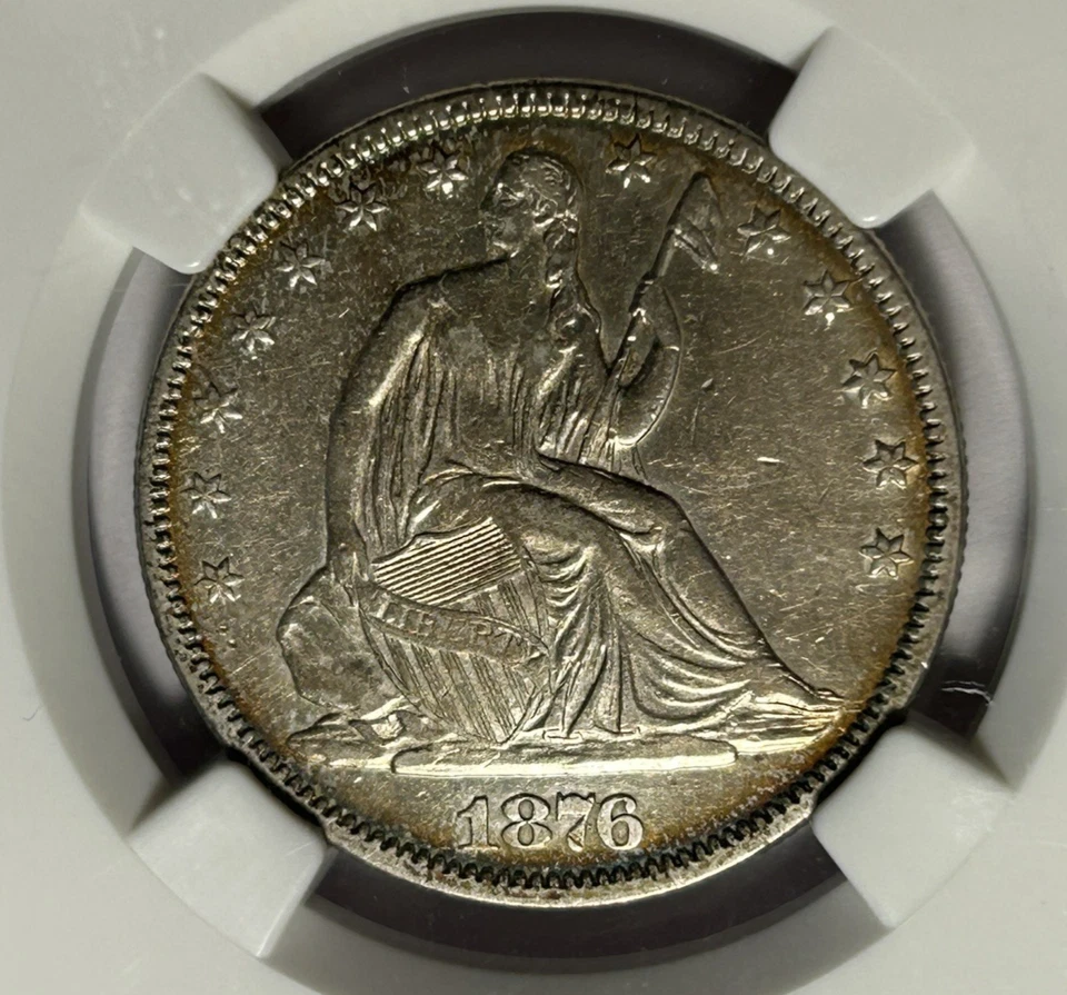 1876 LIBERTY HALF DOLLAR NGC VF 20 - Image 2 of 4