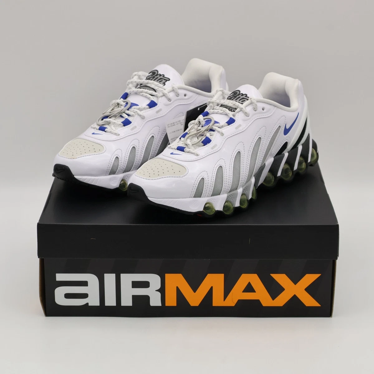 Patta x Nike Air Max DN8 White Metallic Silver for Sale