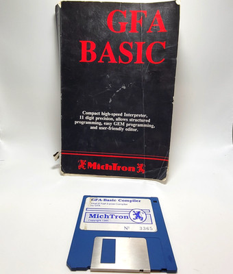 GFA BASIC by MichTron  for Atari ST Computers Programming Language Book 1986