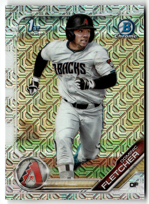 2019 Topps Bowman Chrome MLB No. BDC-35 Dominic Fletcher Mojo Prizm