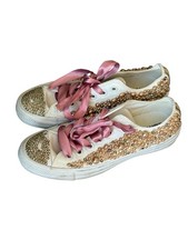 Converse Pearl Bling Low Top Womens Sneakers Size 7 Wedding Fancy