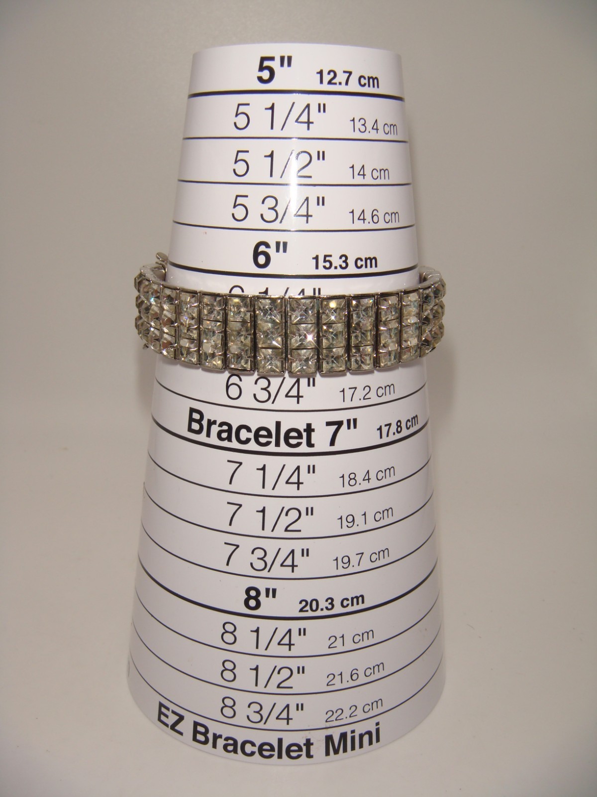 VINTAGE ART DECO RECTANGULAR RHINESTONE BRACELET … - image 9