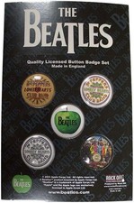 The Beatles retro  sgt pepper badge pack