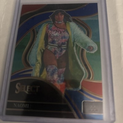2024 Panini WWE Select #229 Naomi Ringside Retail Red & Blue