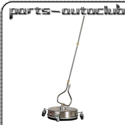 #ad 13.7quot; Pressure Washer Surface Cleaner With 4 Wheels Stainless Steel Brand New $75.99