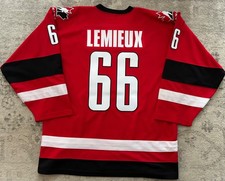 MARIO LEMIEUX Team Canada 2002 Olympic Alternate Jersey NIKE hockey XL RED