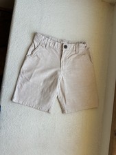 Cat Jack Boys Chino Shorts Beige Size 10 Adjustable Waist Pockets Cotton Blend