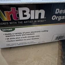 ArtBin 6974AG Desktop Accessory Storage With 24 Slots White