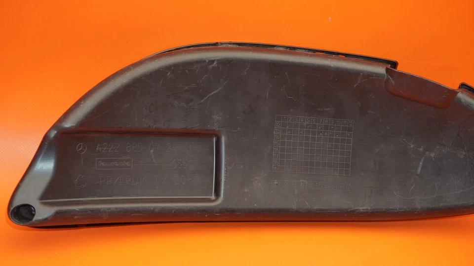 MERCEDES BENZ S550 GRILLE LEFT LOWER 2014 2015 2016 2017 BASE SEDAN A2228850724 - Image 4 of 4