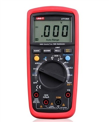 Meter New Ac Dc Auto Range Tester Uni-T Lcd True Rms Digital Multimeters UT13 pc