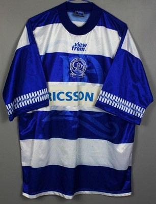 QUEENS PARK RANGERS 1996/1997 HOME FOOTBALL SHIRT QPR JERSEY VIEW FROM 42/44