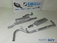 Imasaf Auspuffanlage Komplett für Fiat Ducato 2.4D+2.5 D+4X4 (280/290) 1982-1994