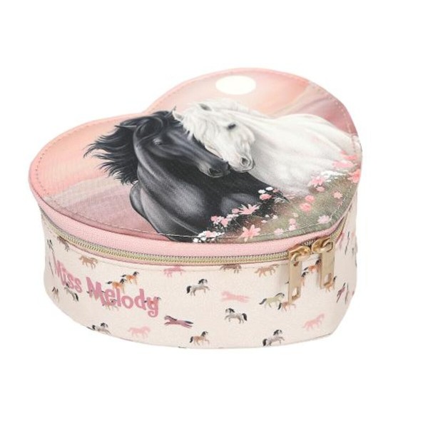 Depesche 13969 Miss Melody Mini-Schmuckschatulle In Herzform Blossom Pony-image