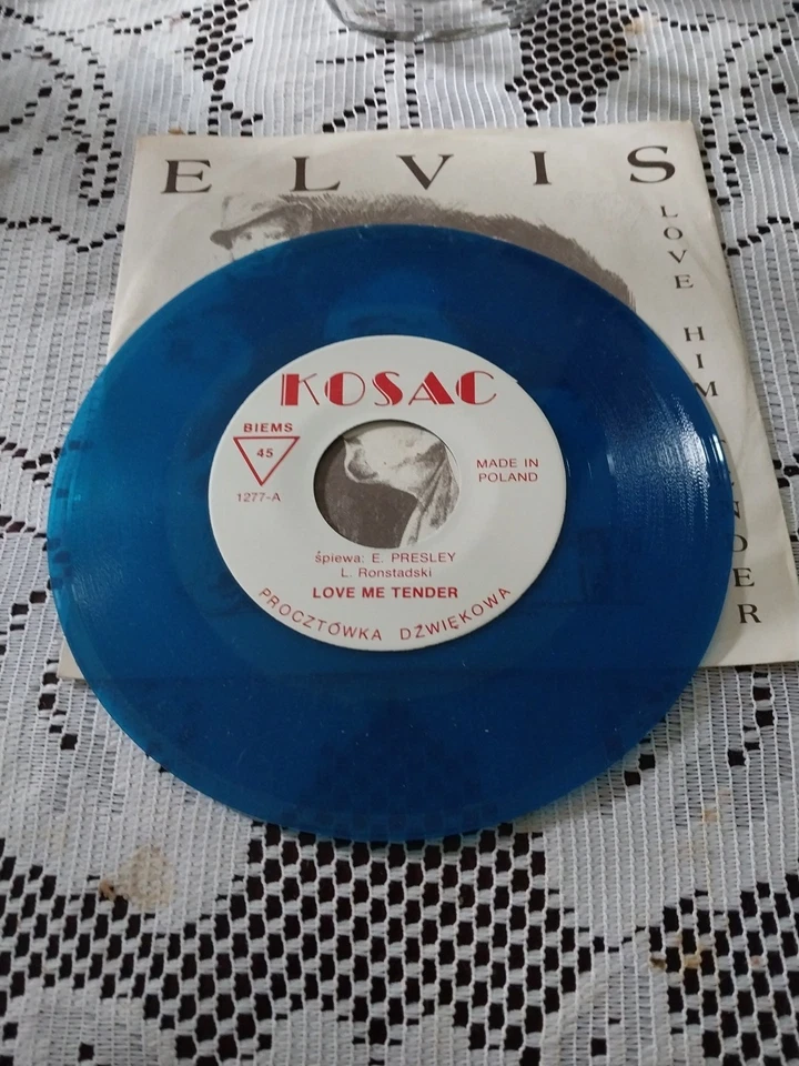 Rock 45 ELVIS PRESLEY Love Him Tender KOSAC VG+/VG++ poland picture sleeve i - Image 2 of 2