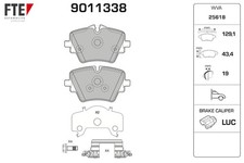 FTE Bremsbelagsatz Scheibenbremse 9011338 für BMW X1 U11 X2 U10 2er Active U06